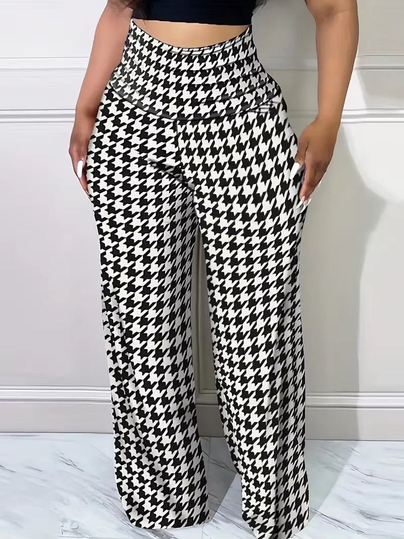 STYLA - Womens Wide Leg Pants High Waist Casual Loose Trousers