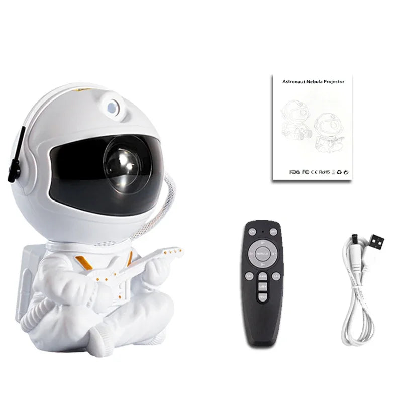 GAZE - Galaxy Light Projector Gift Kids Adults Astronaut Night Light Bedroom Room Star Ceiling Decoration Night Lamp
