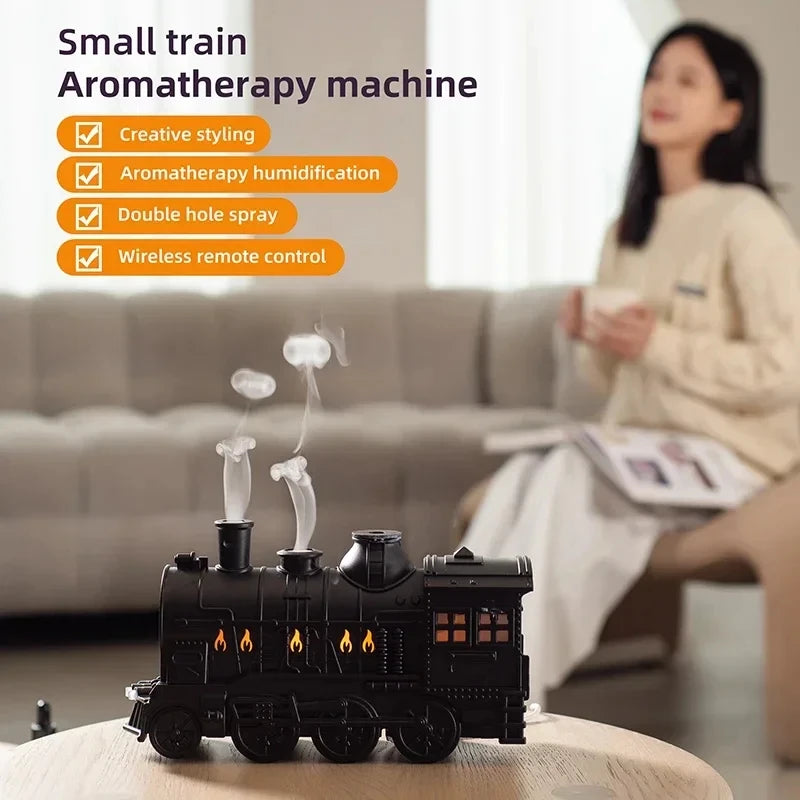 Train Aromatherapy Essential Oil Diffuser Ultrasonic Cool Mist Air Humidifier