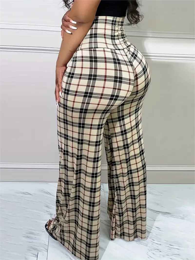 STYLA - Womens Wide Leg Pants High Waist Casual Loose Trousers