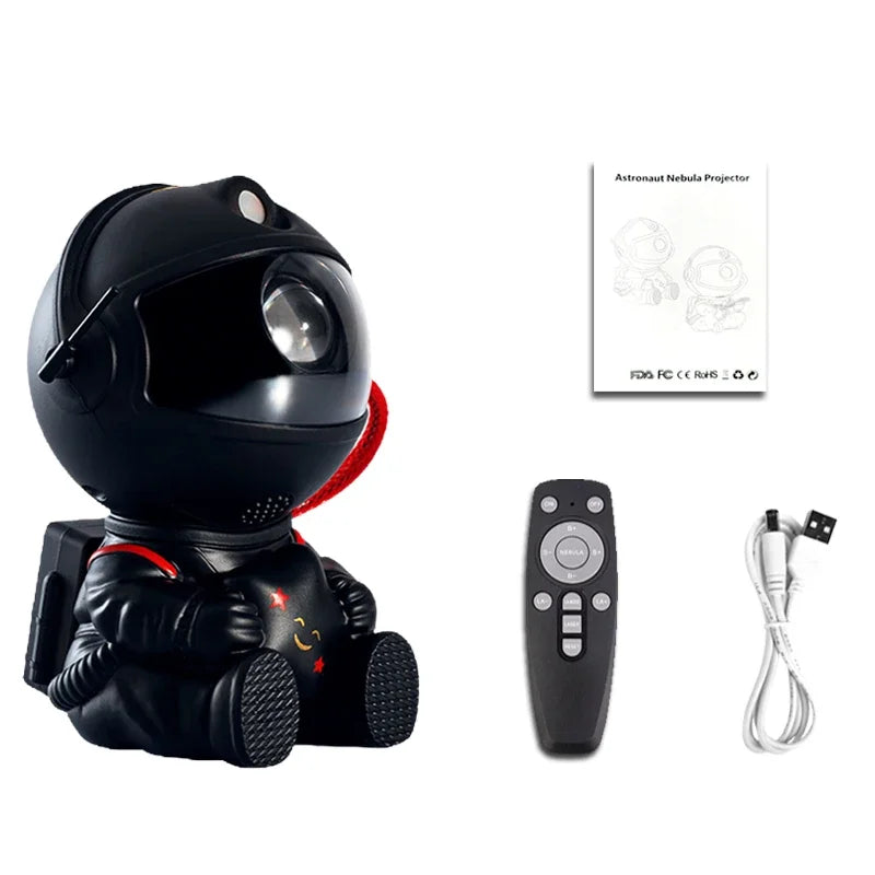 GAZE - Galaxy Light Projector Gift Kids Adults Astronaut Night Light Bedroom Room Star Ceiling Decoration Night Lamp