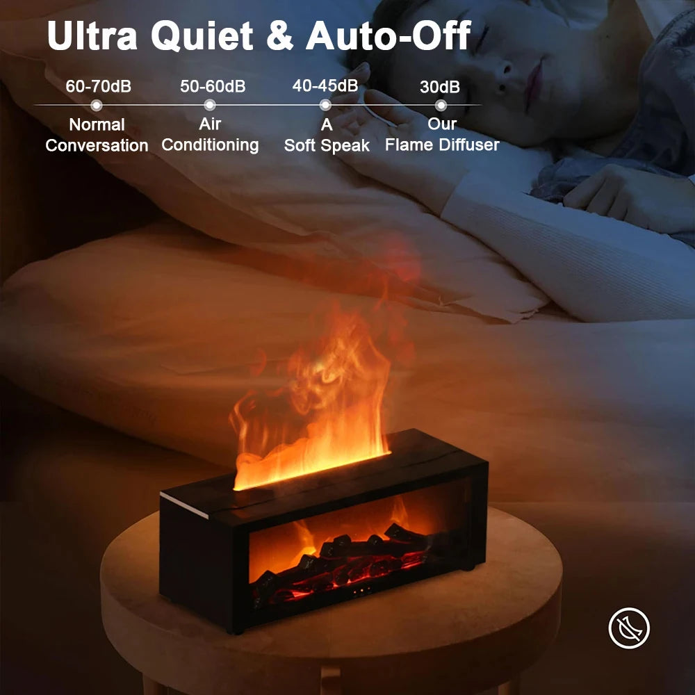 Air Humidifier Essential Oil Diffuser Flame Aroma Humidifier Fragrance Diffuser