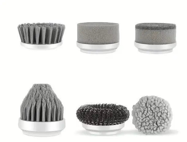 Electric Cleaning Brush Home Appliances Wireless Electric Floor Scrubber Replaceable Brush Head Home Bathroom