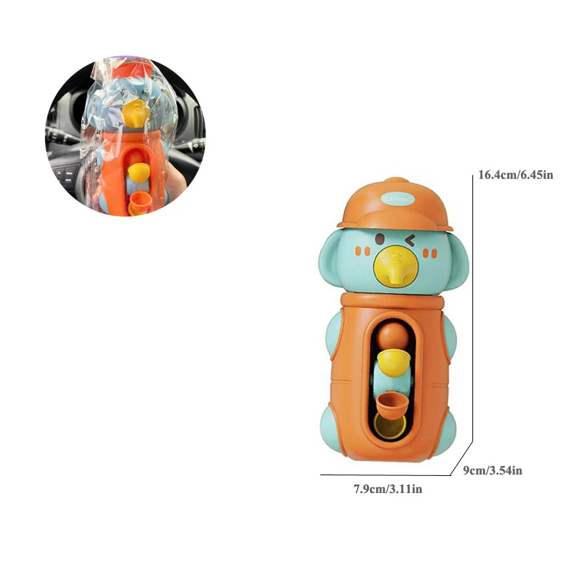 CJBO® New Cute Duck/Elephant Baby Shower Bath Toys Children Water Play Spinner with Suction Cup Waterwheel Games for Kid Bathroom