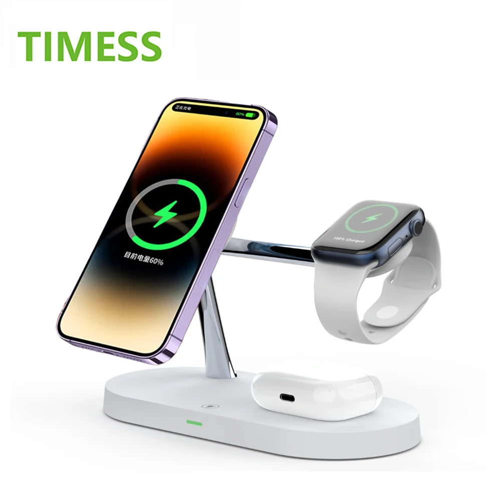 3 in 1 Wireless Charger Stand for Iphone , Watch & Air Pods