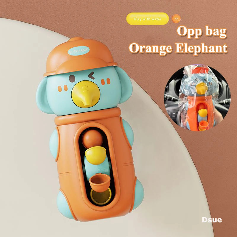 CJBO® New Cute Duck/Elephant Baby Shower Bath Toys Children Water Play Spinner with Suction Cup Waterwheel Games for Kid Bathroom