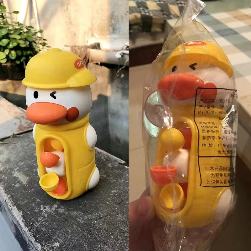 CJBO® New Cute Duck/Elephant Baby Shower Bath Toys Children Water Play Spinner with Suction Cup Waterwheel Games for Kid Bathroom