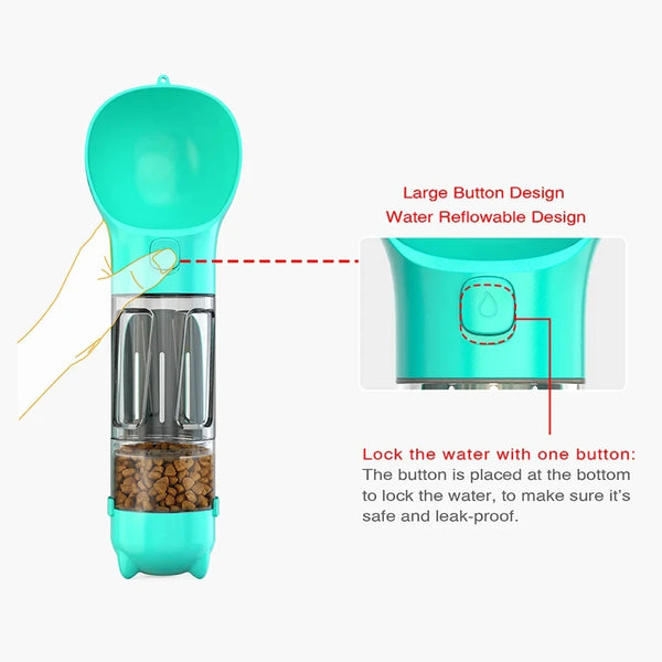 Pet Travel Buddy Water Bottle
