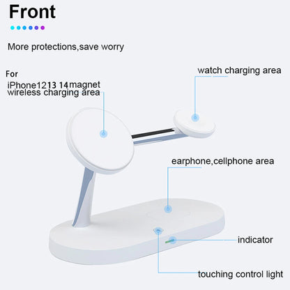 3 in 1 Wireless Charger Stand for Iphone , Watch & Air Pods 