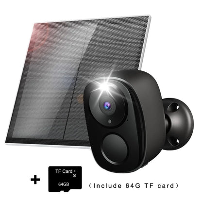 Security Camera Wireless Outdoor, 2K Battery Powered Wifi Camera AI Motion Siren Spotlight