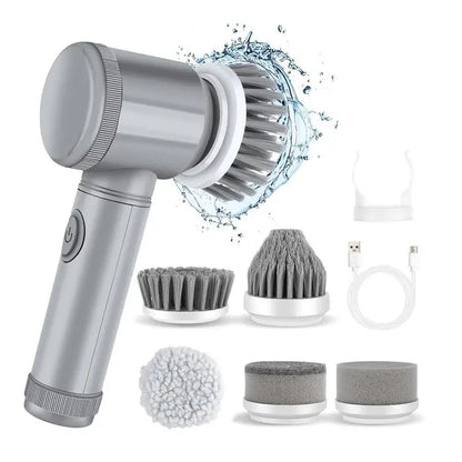 Electric Cleaning Brush Home Appliances Wireless Electric Floor Scrubber Replaceable Brush Head Home Bathroom