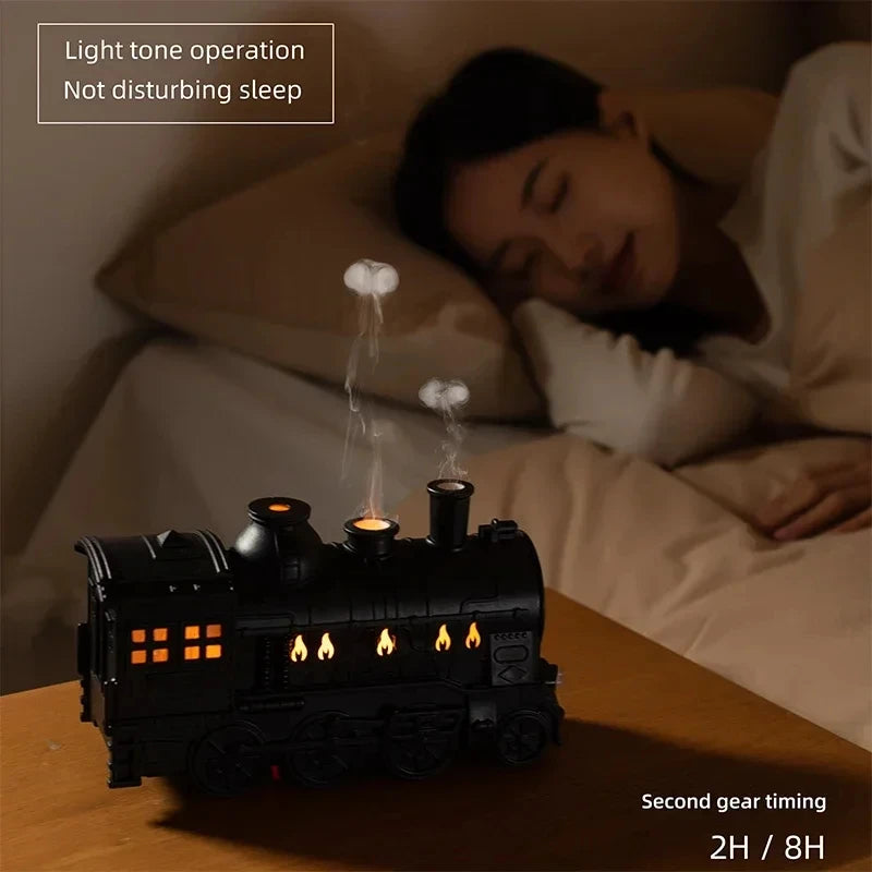 Train Aromatherapy Essential Oil Diffuser Ultrasonic Cool Mist Air Humidifier 
