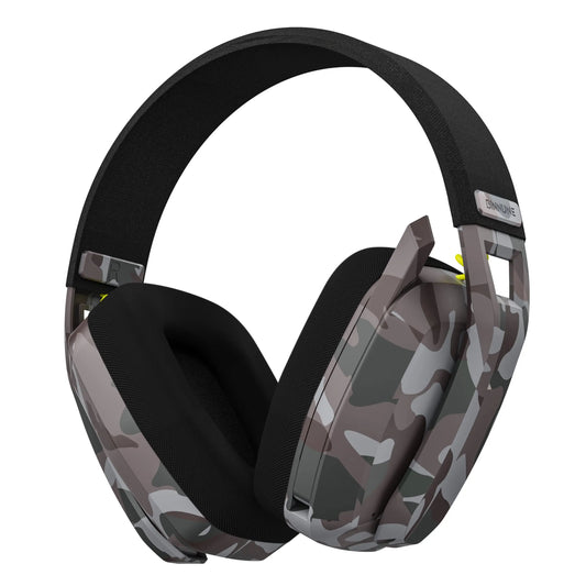 BINNUNE  Wireless Gaming Headset with Mic for PS5 PS4 PC Mac Playstation Bluetooth Gaming Headset with Microphone