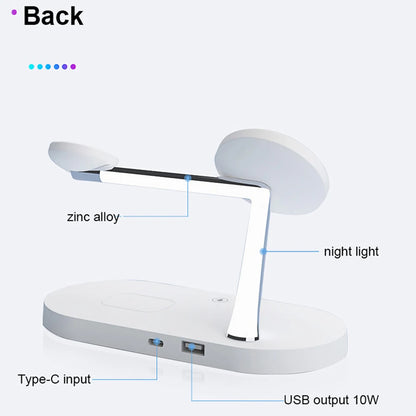 3 in 1 Wireless Charger Stand for Iphone , Watch & Air Pods 