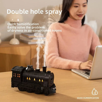 Train Aromatherapy Essential Oil Diffuser Ultrasonic Cool Mist Air Humidifier 