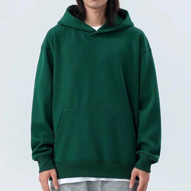 SW56™ Hooded Sweater Men Thickened Tight Polar Fleece Pullover Hoodie 