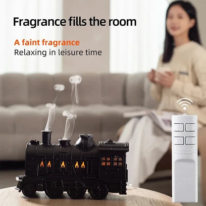 Train Aromatherapy Essential Oil Diffuser Ultrasonic Cool Mist Air Humidifier 