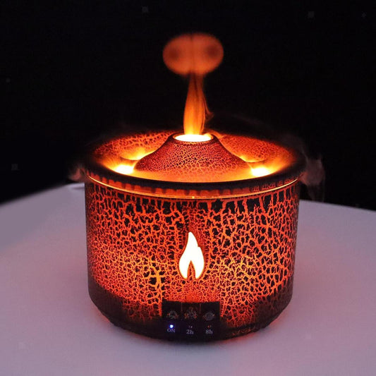 Volcan™  Flame Aroma Diffuser Smoke Ring Air Humidifier